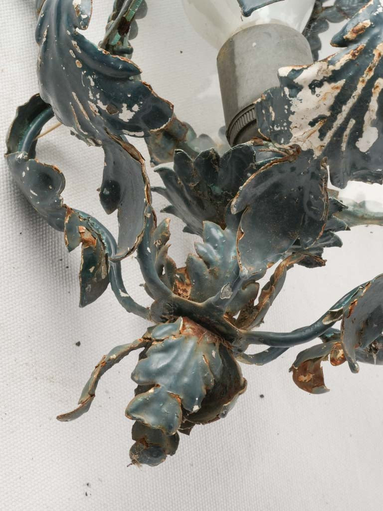 Elegant hexagonal glass pane lantern  