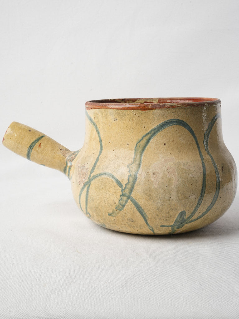 Rustic jaspe-decorated kitchen vessel