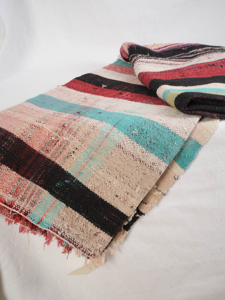 Aged natural fiber covering