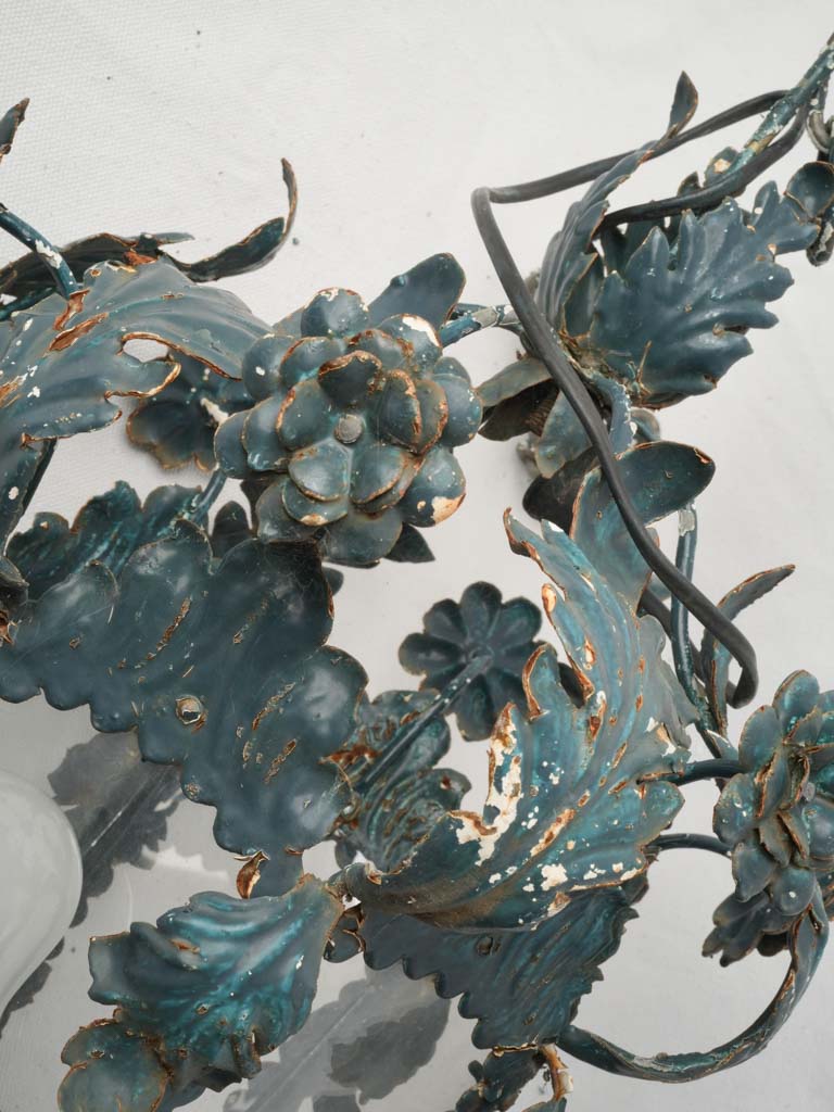 Rustic oxidation patina lantern  