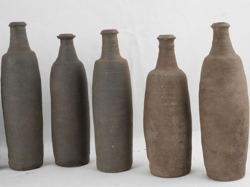 Antique finish terracotta Normandy bottle assortment