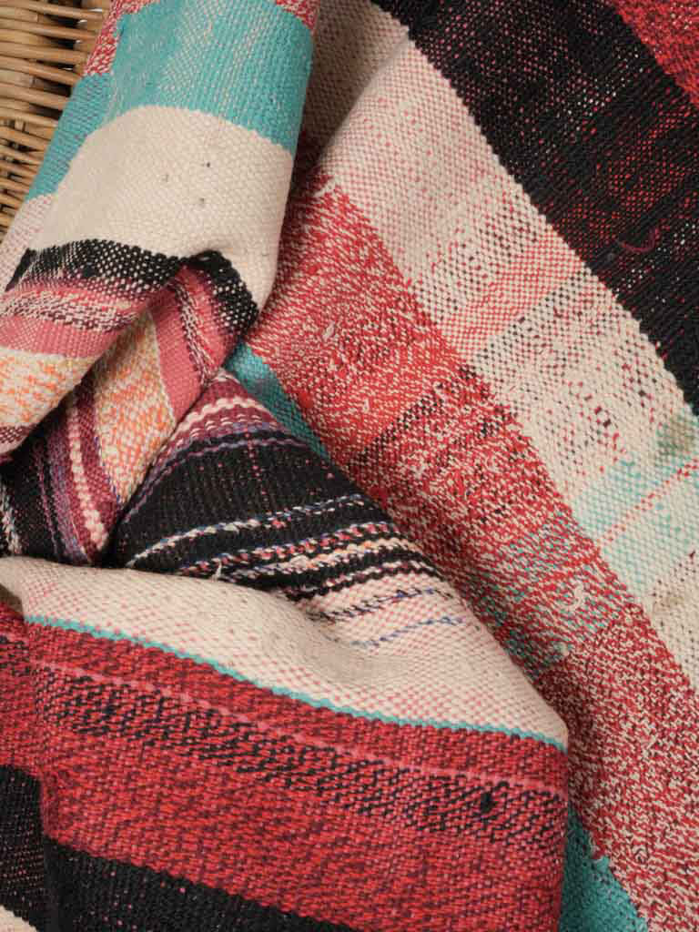 Softened rich hues throw