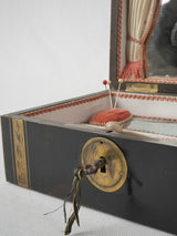 Vintage Napoleon III French seamstress essentials case