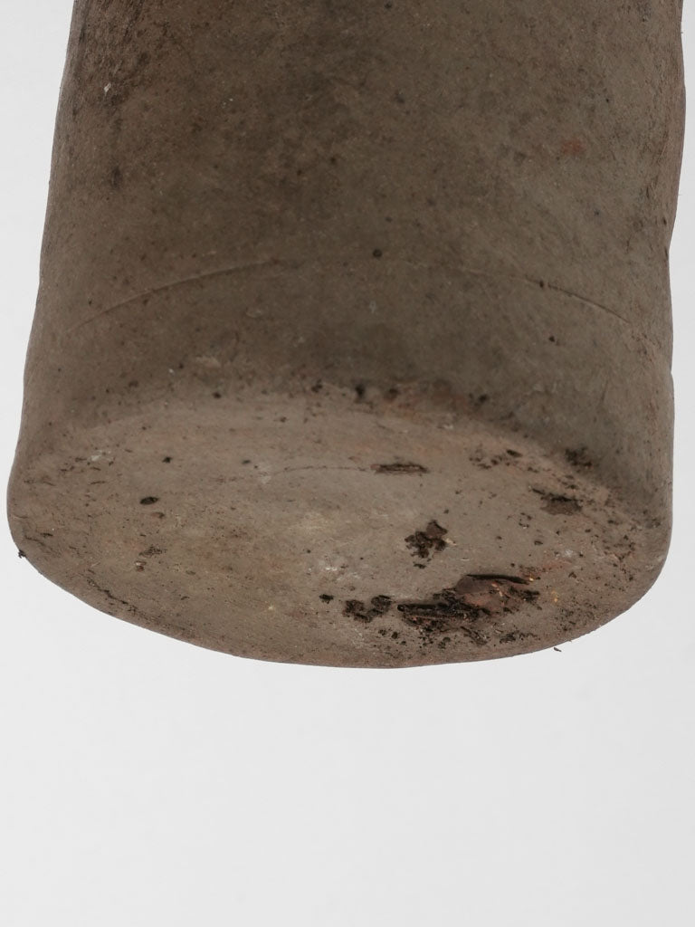 Collection of 12 terracotta long bottles from Normandy 11¾"