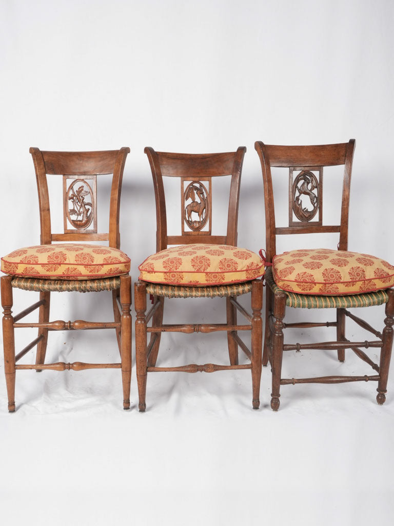 Eighteenth-century ornate chair set