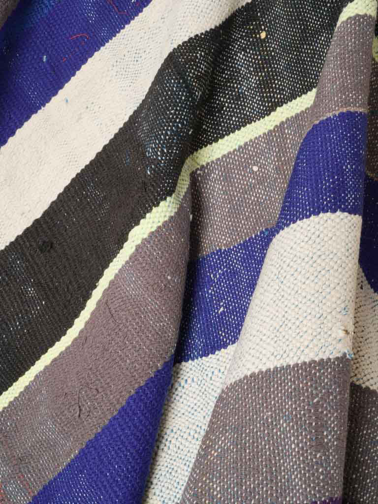 Cheerful coral-accented boho textile  