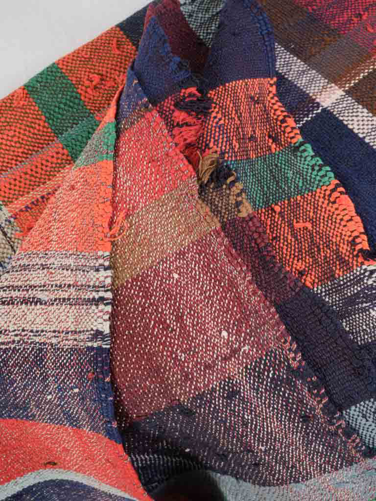 Authentic fringe finished Moroccan haik  