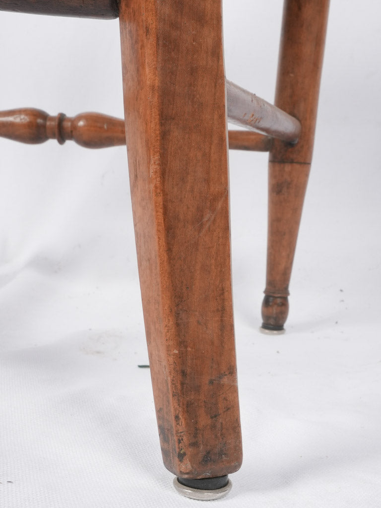 Time-honored red-piping accent chairs
