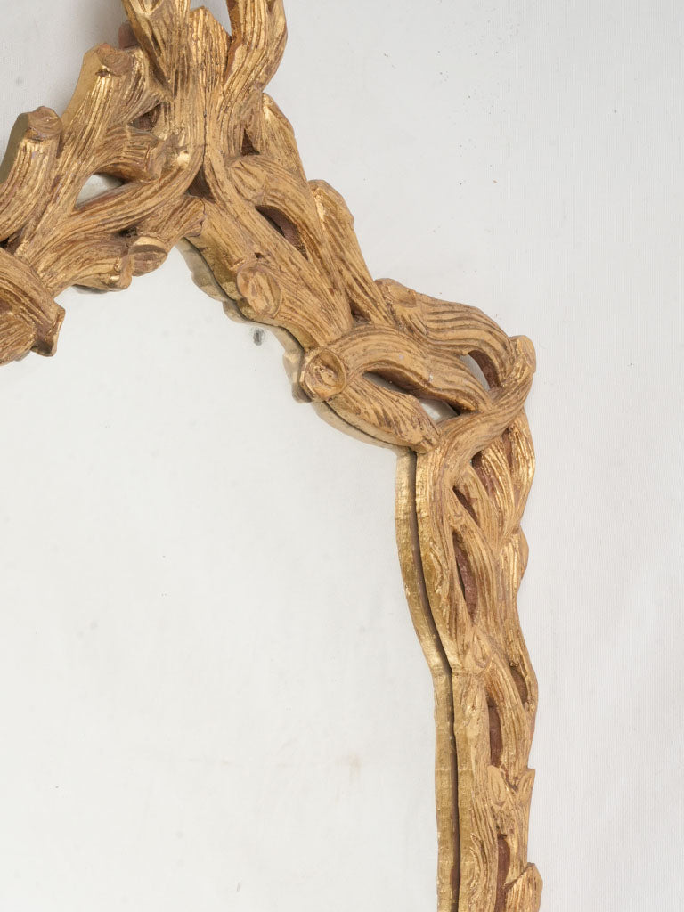 Large Mid-20th Century Italian Giltwood Branchwork Mirror - 50½" x 33"