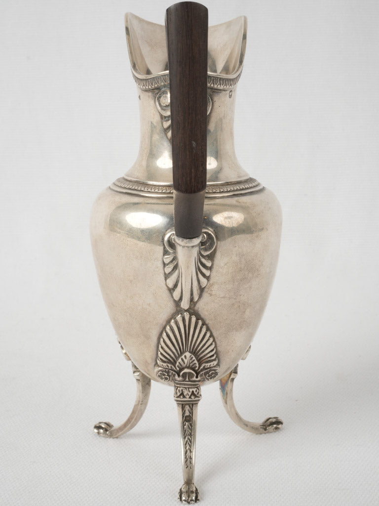 Discreetly marked French silver creamer