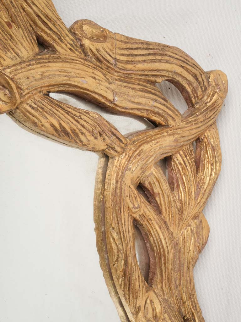 Large Mid-20th Century Italian Giltwood Branchwork Mirror - 50½" x 33"