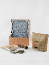 Coussin de dentellière - 1930s - lace making pillow w/ tools