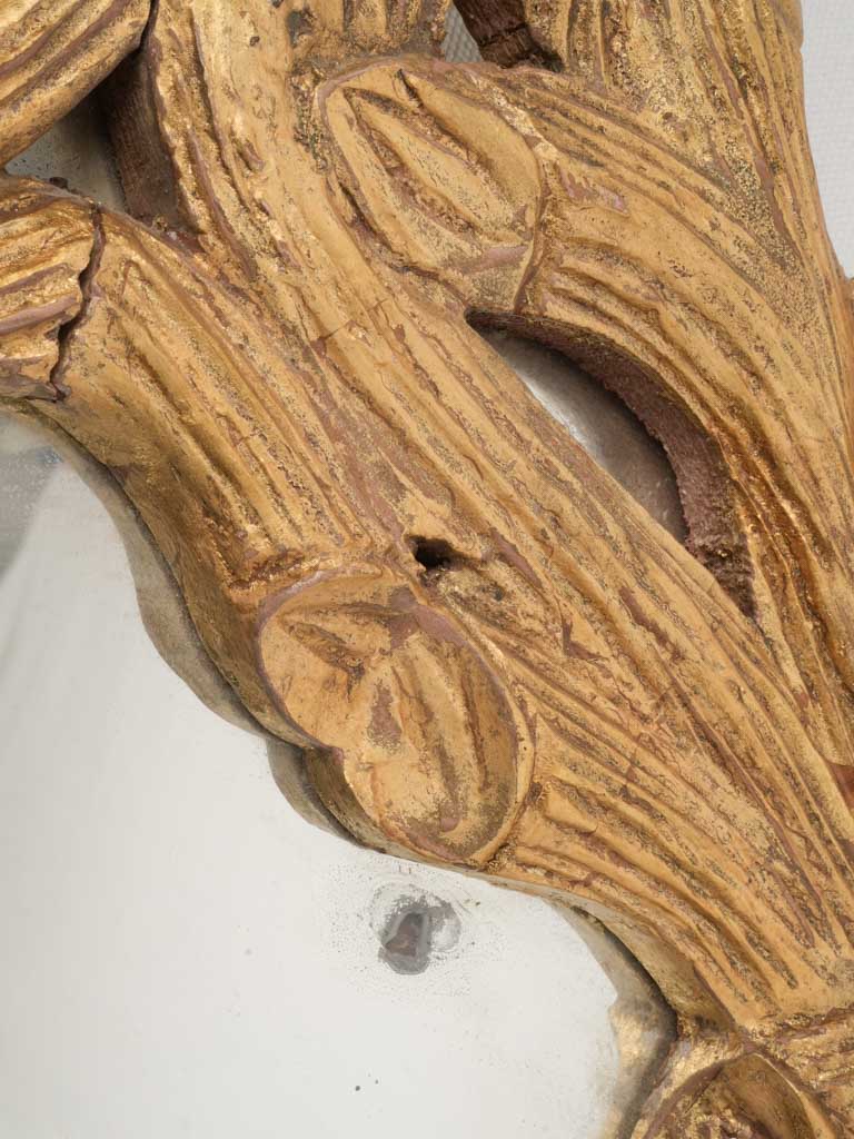 Large Mid-20th Century Italian Giltwood Branchwork Mirror - 50½" x 33"