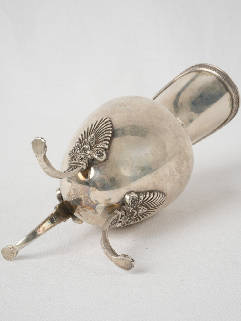 Silver weight marked creamer pot
