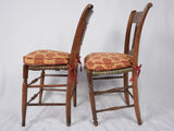 Richly detailed leg carving chairs