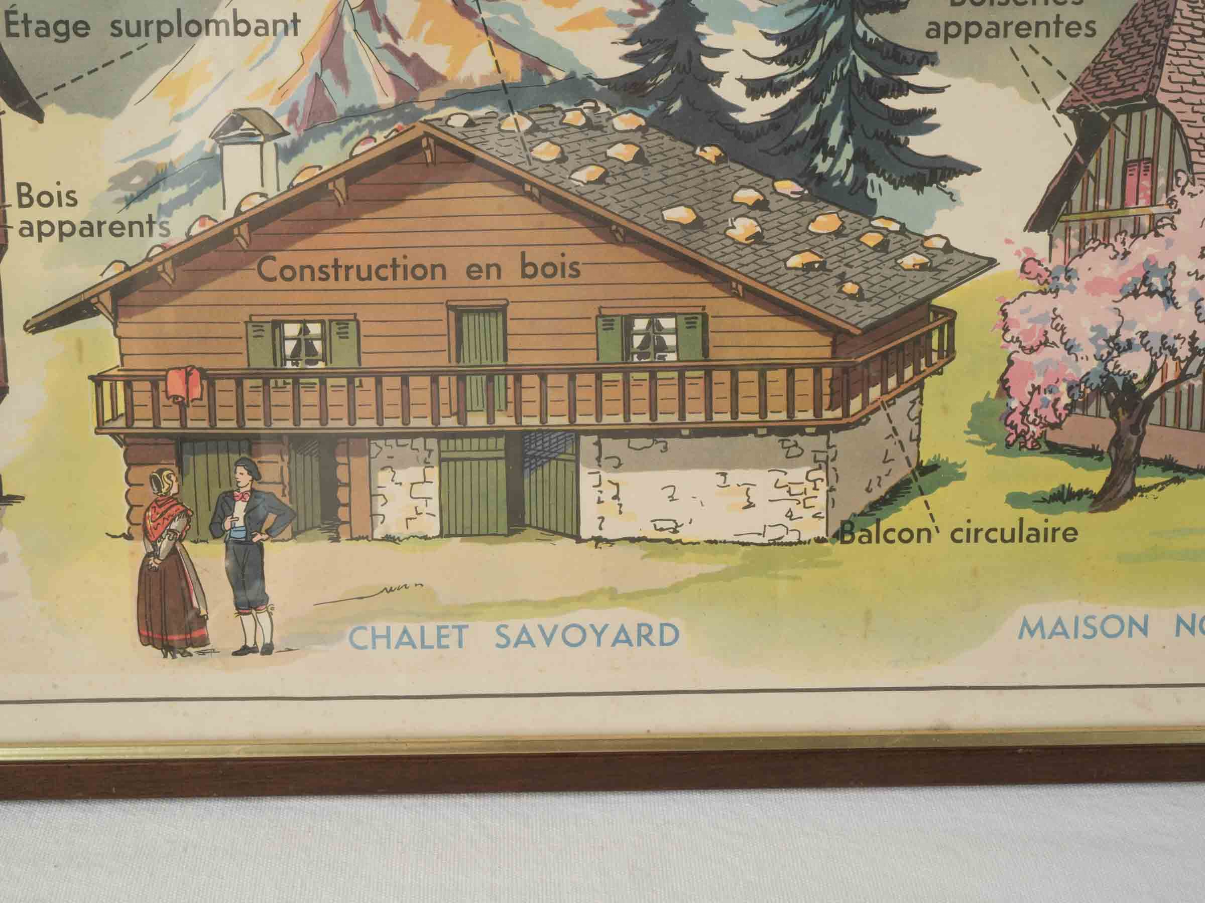 Nostalgic 1950s regional wall art  