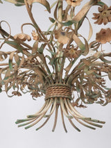 Classic tole wildflower chandelier design