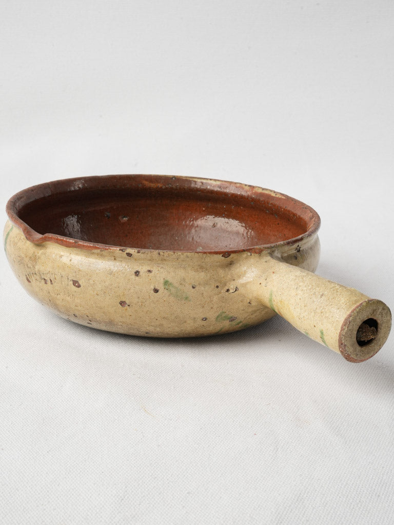 Vintage glazed ceramic cookware