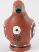 Hand painted 1960s avian ceramic jug