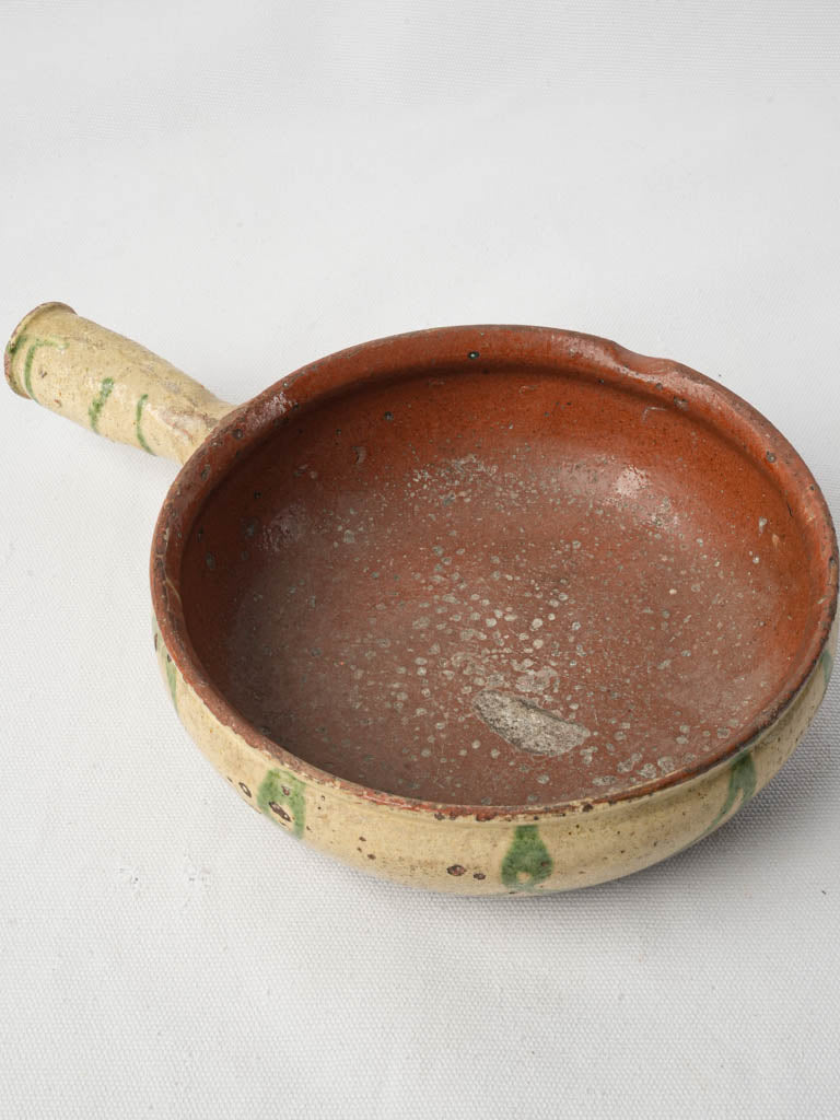 Artisanal Provençal pottery dish