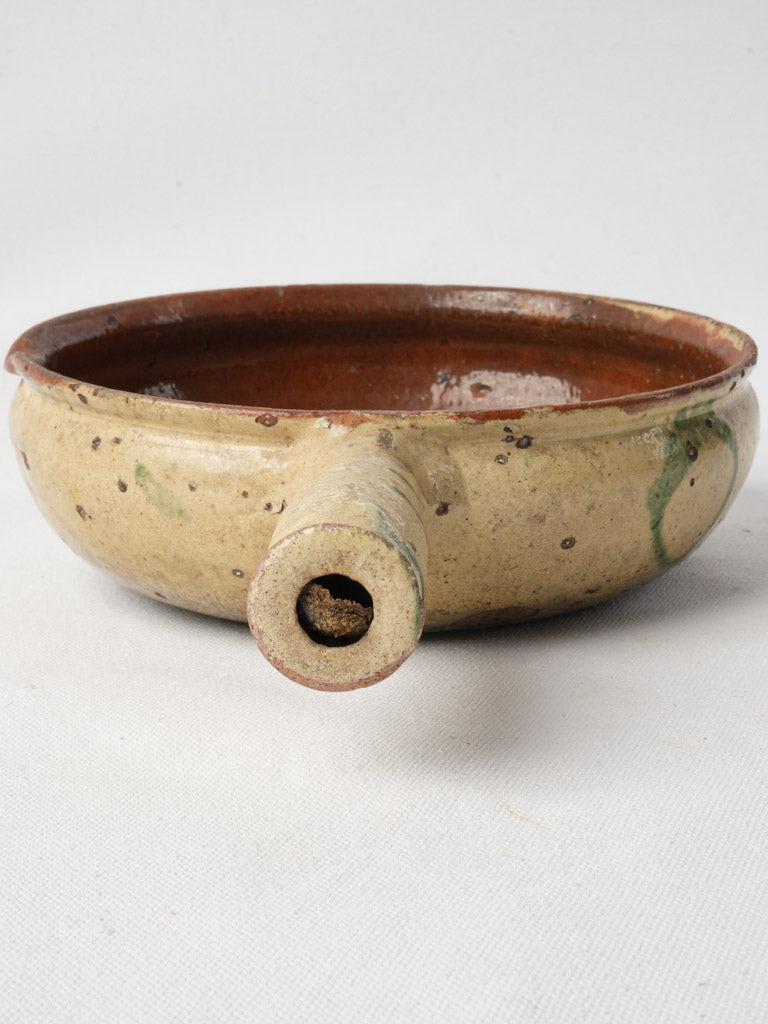 Handcrafted French clay pot
