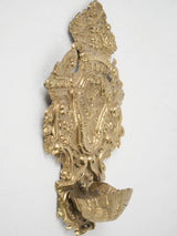 Louis XIV-style gilded metal Holy Water font 