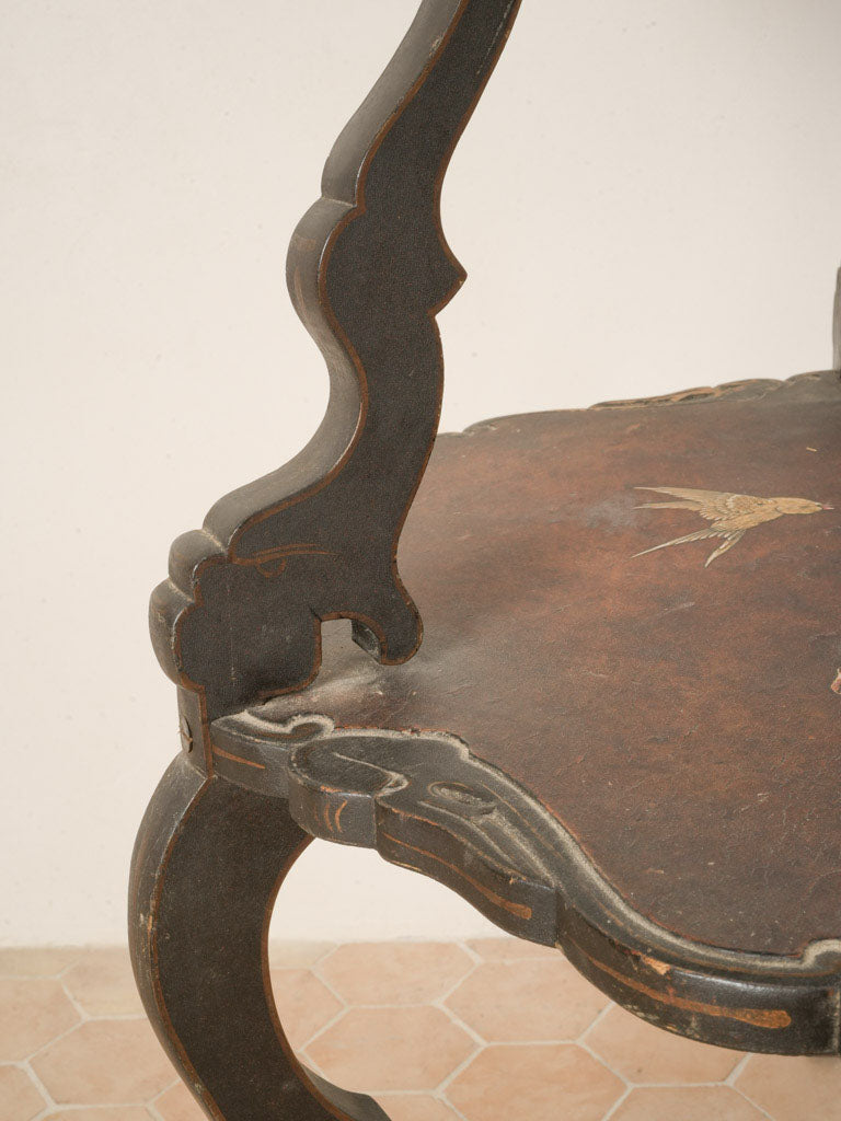 Dramatic background lacquered furniture  