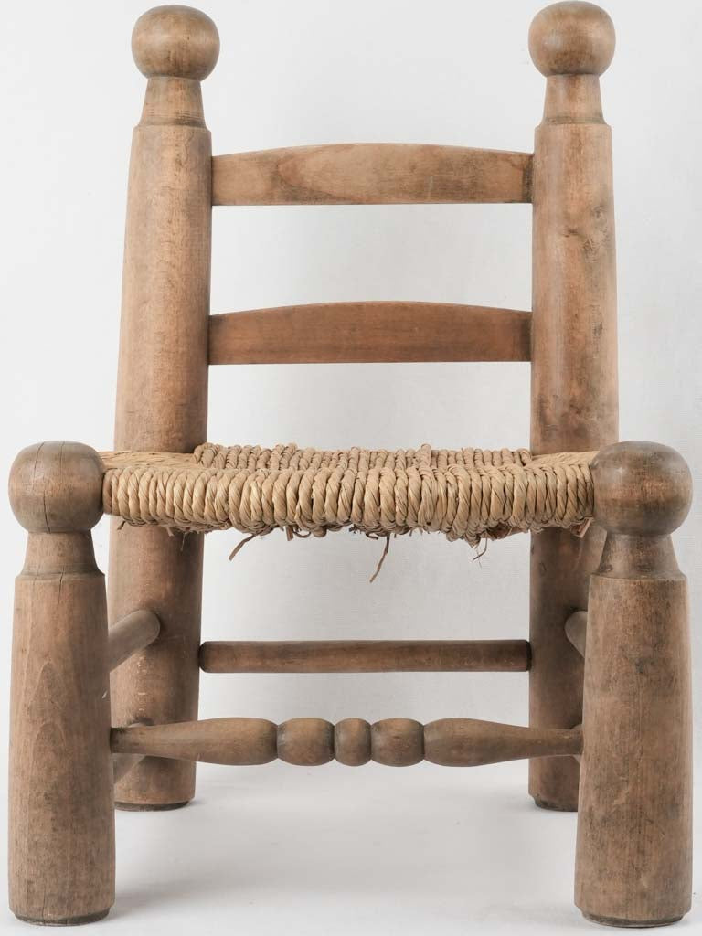 Chunky children's beechwood chair - Dudouyt style 24½"