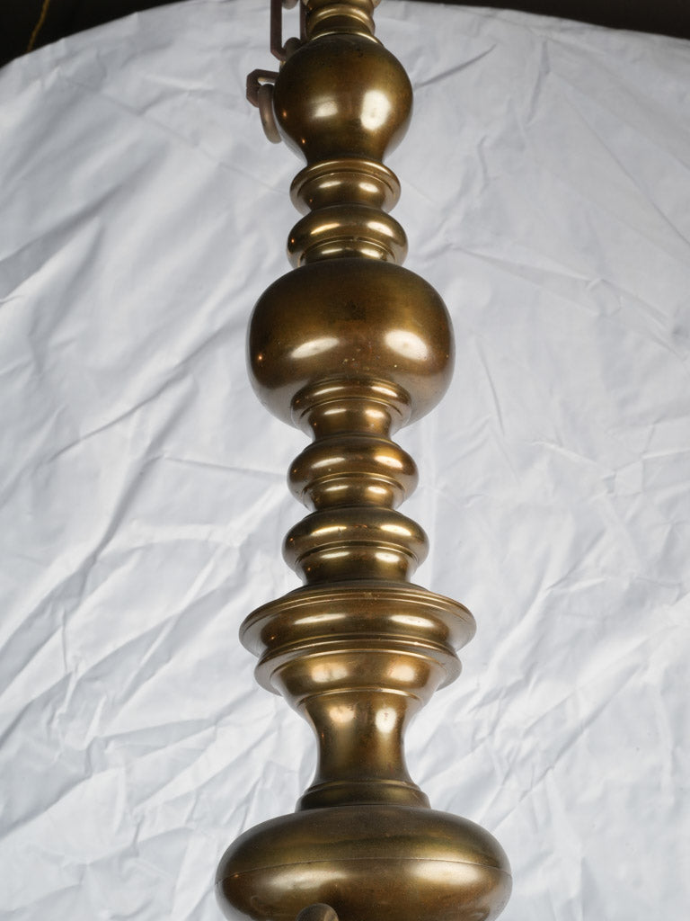 Sophisticated European-style bronze chandelier finish