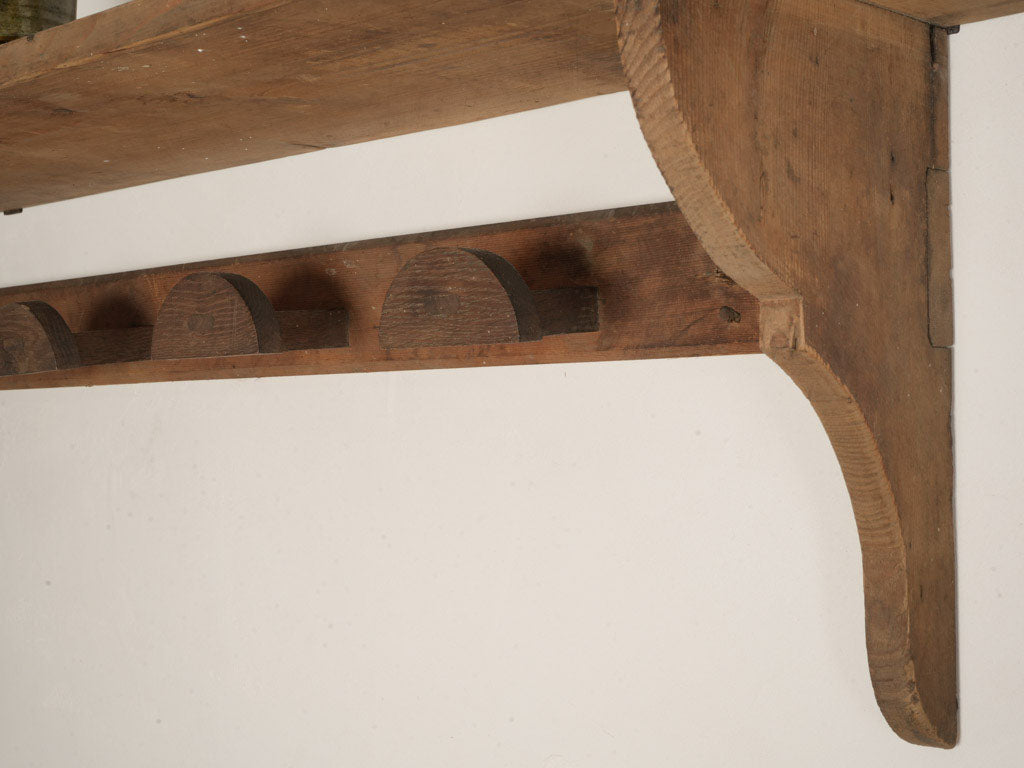 Aged pine rustic wall hanger