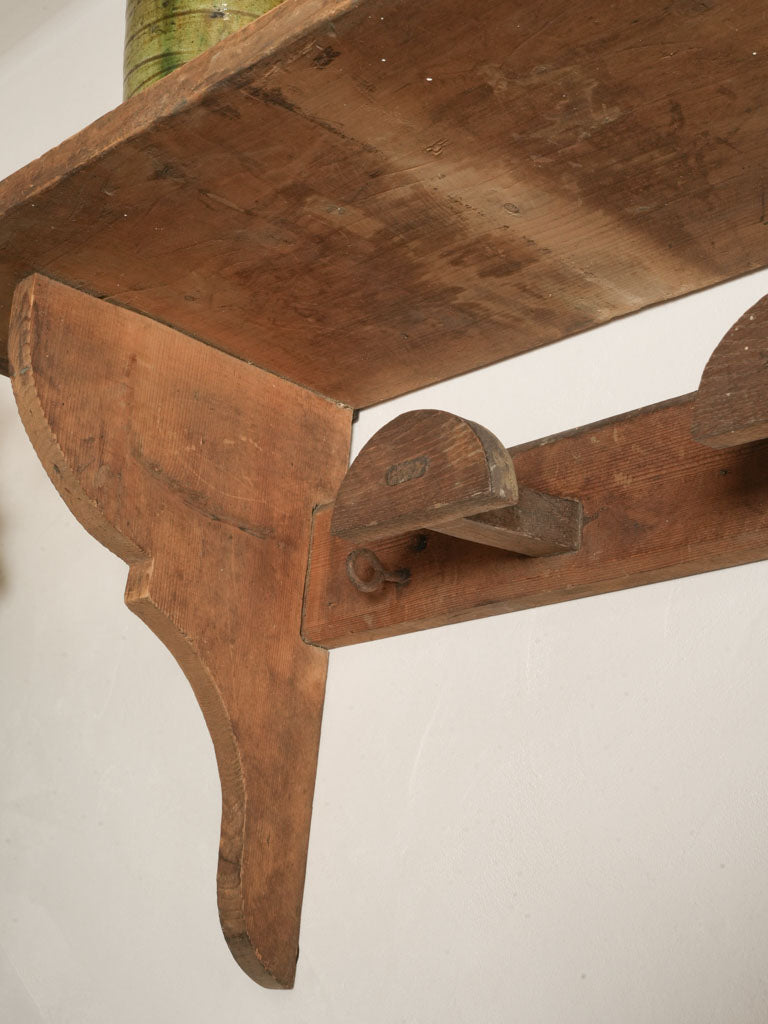 Vintage wooden peg hanger