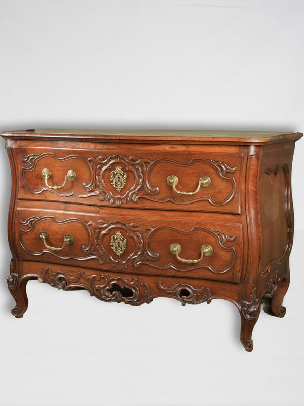 Antique walnut Louis XV commode