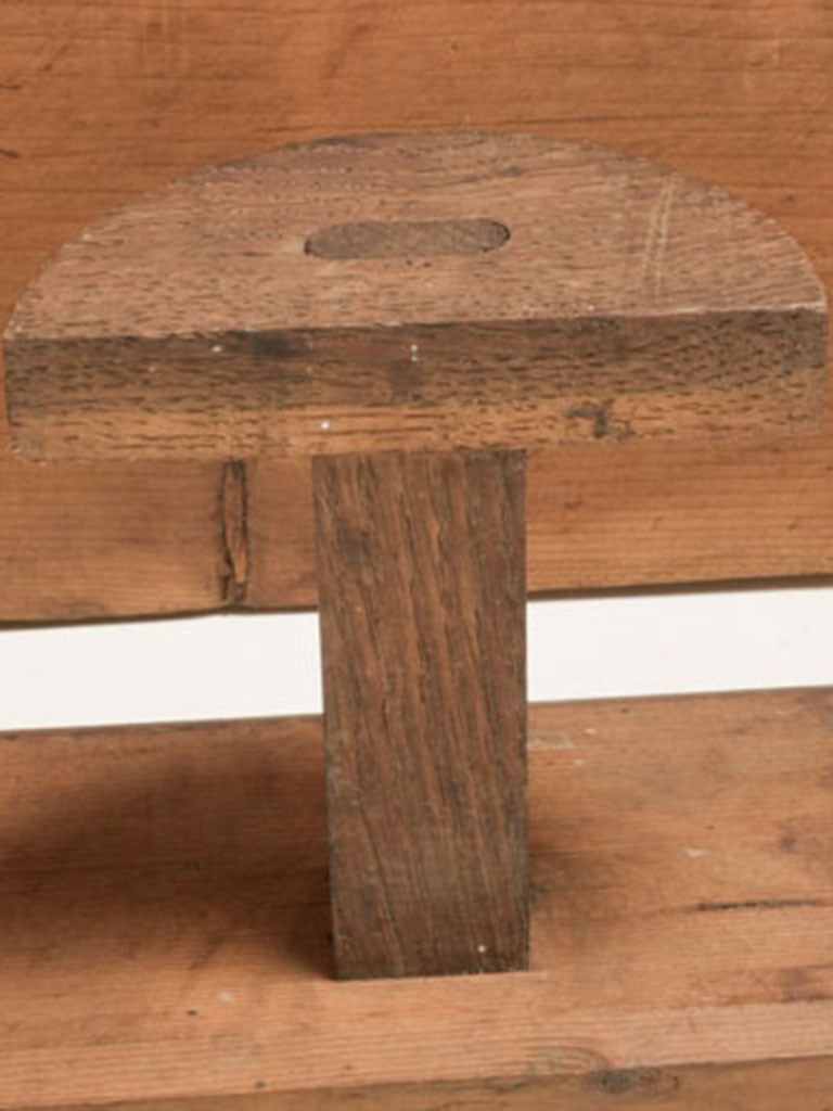 Authentic rustic wood wall shelf