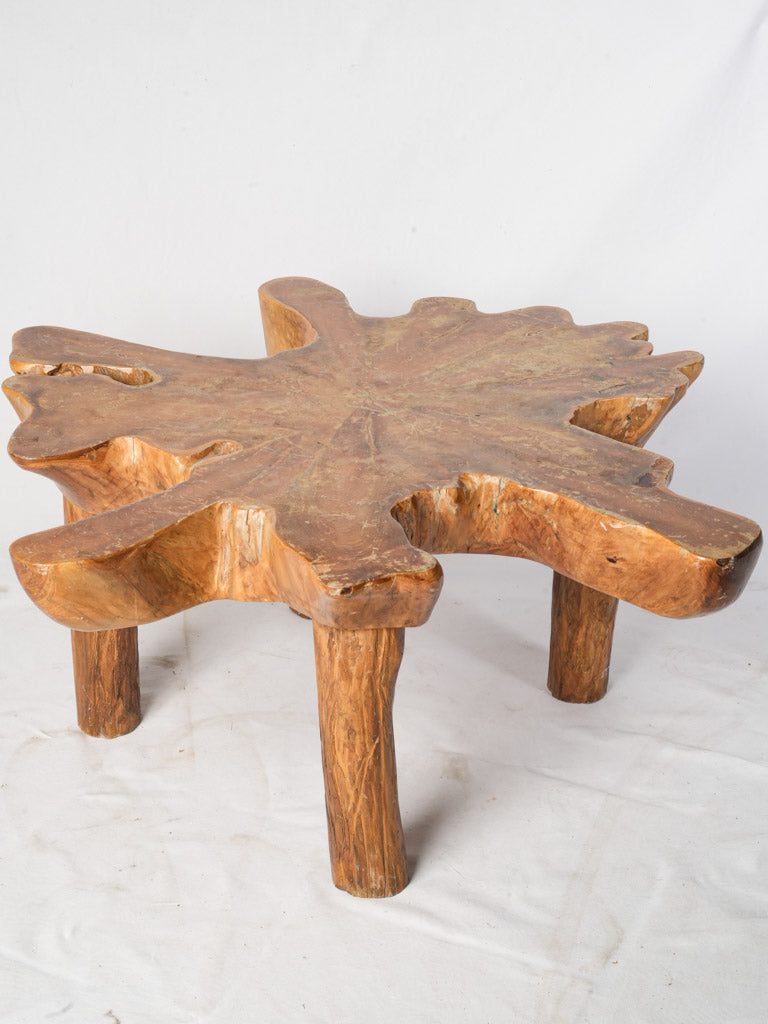 Natural Root Coffee Table From The 1970s w/ Live Edge - 41¼