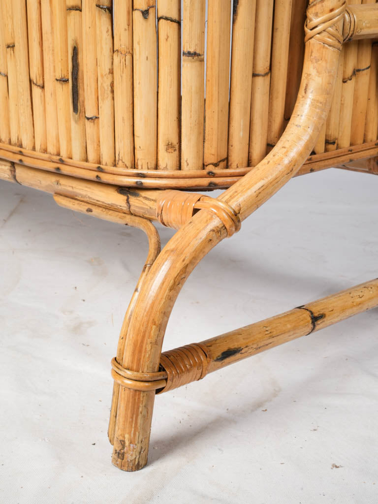 Relaxed sophistication bamboo stools  