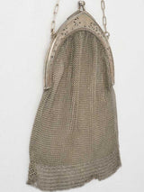 Charming Napoleon III silver mesh purse