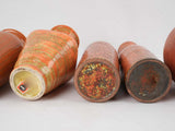 Collection of 12 ocher vases & pitchers 7" - 17"