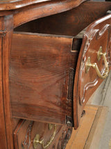Refined scalloped Louis XV commode