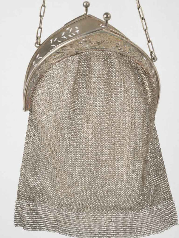 Exquisite Napoleon III chain mesh purse