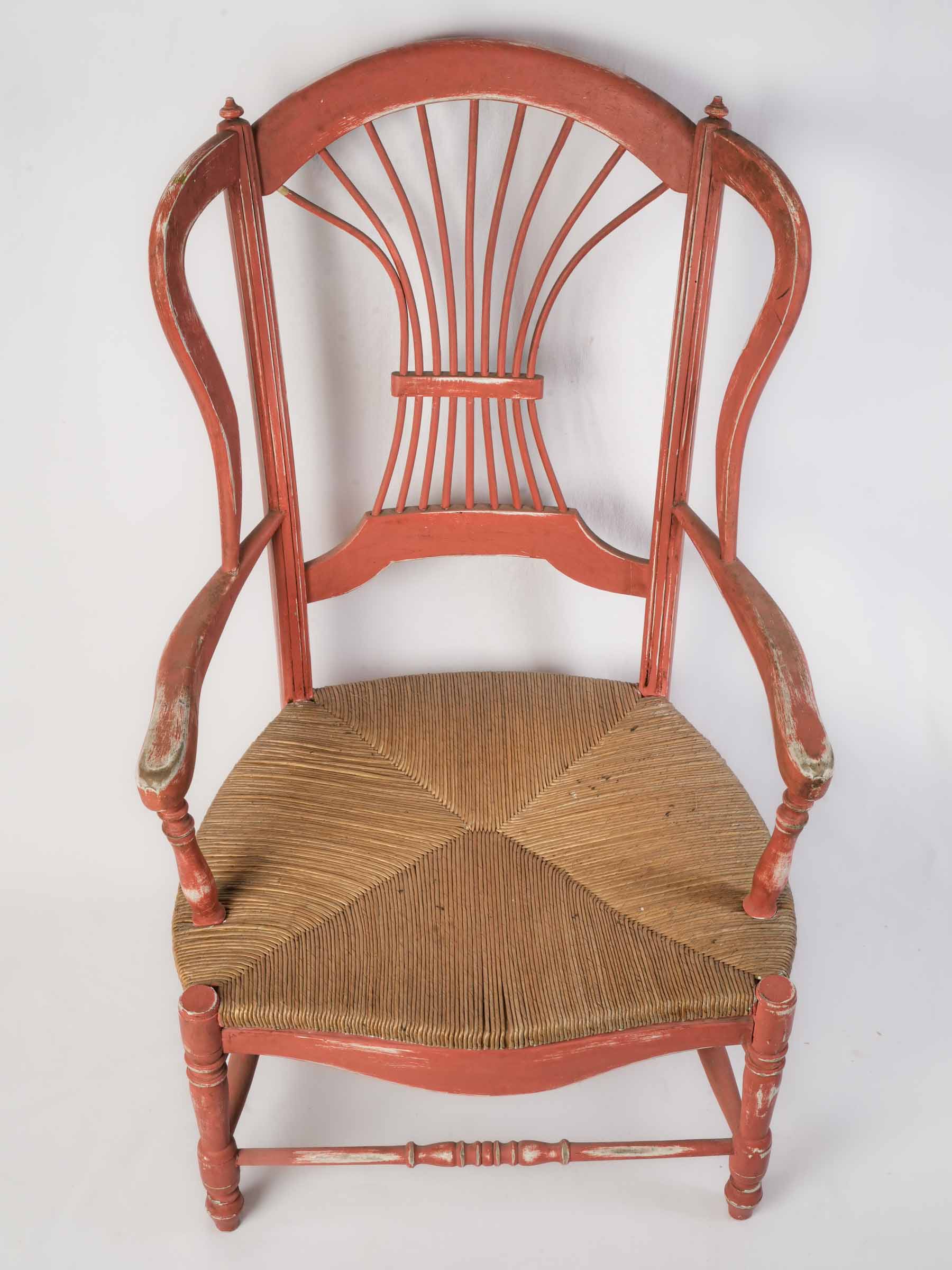 Mid-Century Provençal Wooden Armchair  