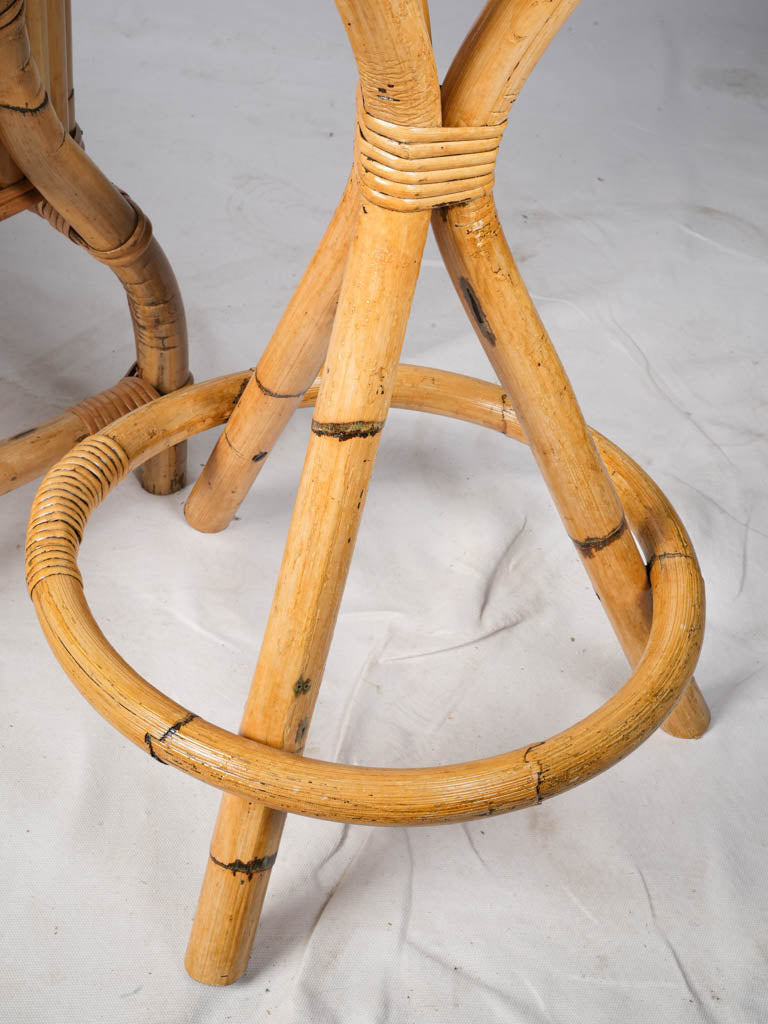 Playful bamboo charm stools  
