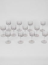 1930s French bistro glassware collection