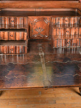 Historic monumental French walnut desk