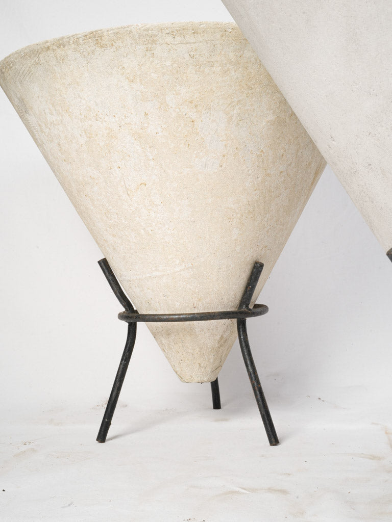 Natural patina planters