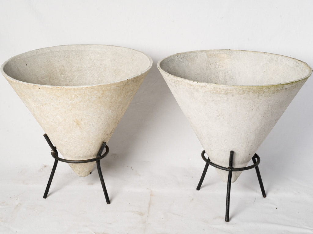 Historic patina flowerpots