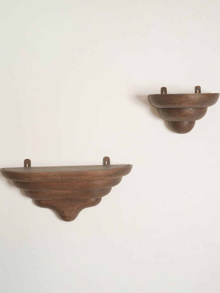 Antique stepped Art Deco consoles