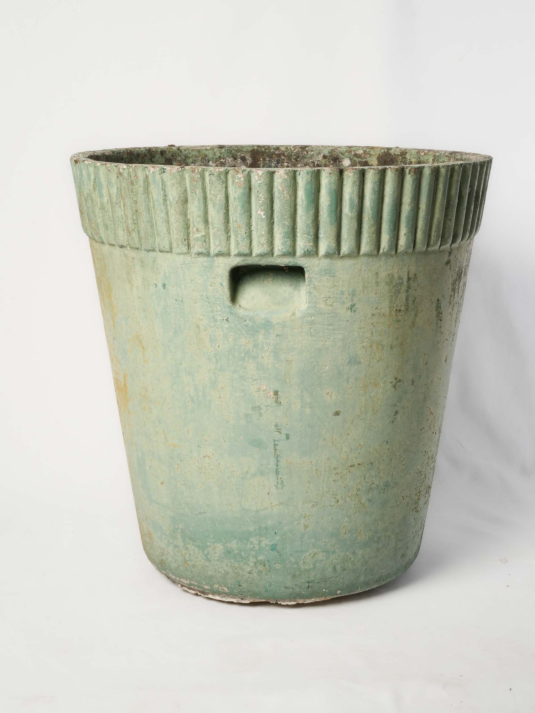 1960s Large Willy Guhl Planter in Celadon Green - 21¾