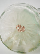 Vintage Handcrafted Glass Flower Vase