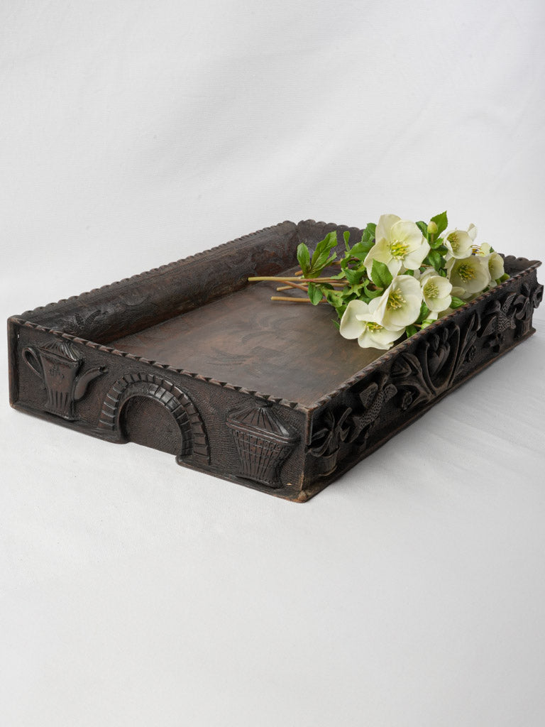 Exceptional antique marriage tray