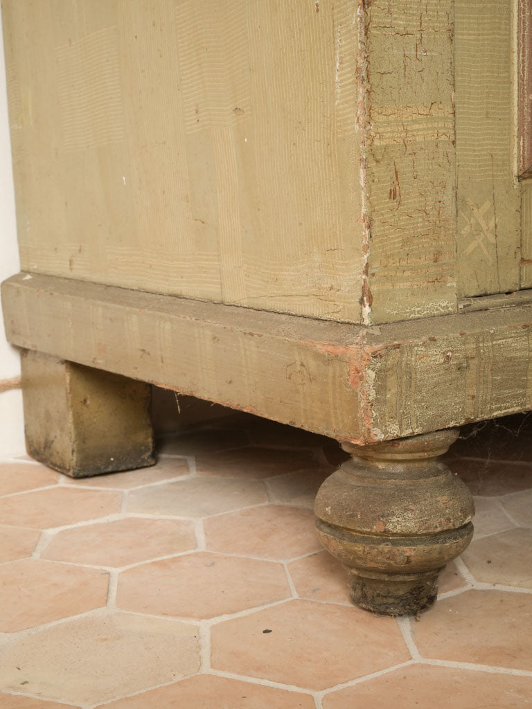 Warm ochre and cream dresser